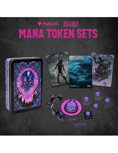 Magic the Gathering Dice and Token Pack Black Mana