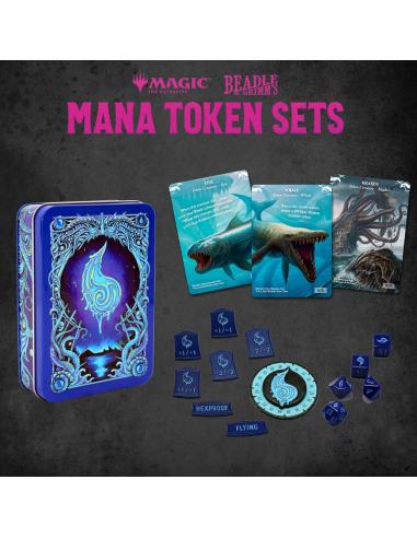 Magic the Gathering Dice and Token Pack Blue Mana