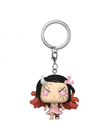 Demon Slayer: Kimetsu no Yaiba Llaveros Pocket POP! Vinyl Nezuko(Demon Form) 4 cm Expositor (12)