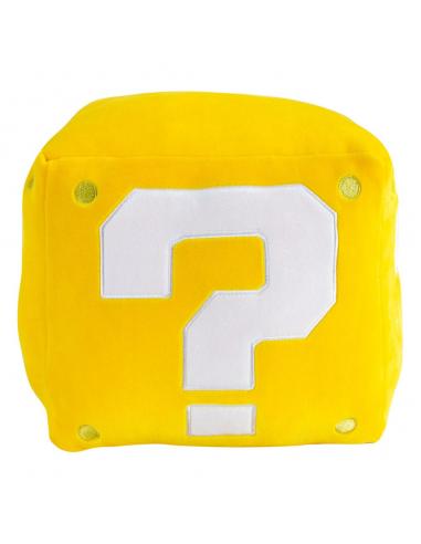 Super Mario Peluche Mocchi-Mocchi Mega Signo de interrogación - Bloque 22 cm