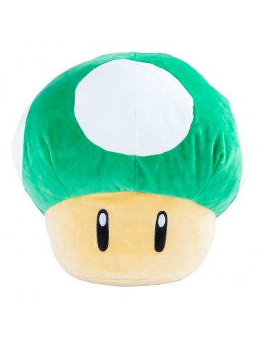 Super Mario Peluche Mocchi-Mocchi Mega Champiñon 1-Up 36 cm