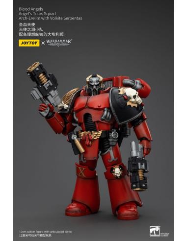 Warhammer The Horus Heresy Figura 1/18 Blood Angels Angel's Tears Squad Arch-Erelim with Volkite Serpentas 12 cm