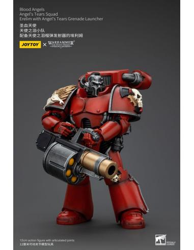 Warhammer The Horus Heresy Figura 1/18 Blood Angels Angel's Tears Squad Erelim with Angel's Tears Grenade Launcher 12 cm