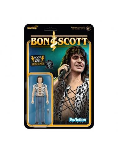 Bon Scott Figura ReAction Wave 02 Bon Scott (Leopard Print) 10 cm