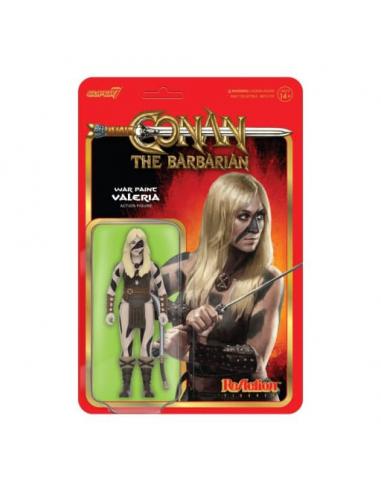 Conan Figura ReAction Wave 02 Valeria (War Paint) 10 cm