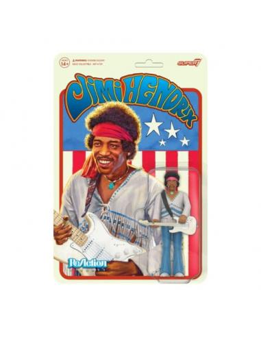 Jimi Hendrix Figura ReAction Jimi Hendrix (Festival) 10 cm