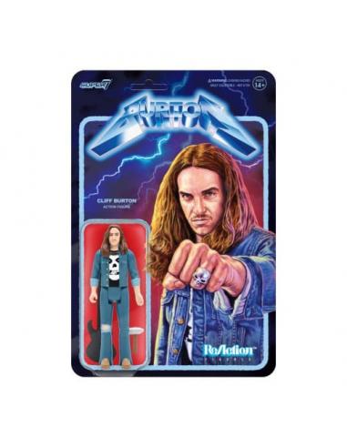 Cliff Burton Figura ReAction Wave 01 Cliff Burton 10 cm