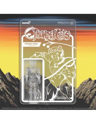 Thundercats Figura ReAction Tygra (Clear) 10 cm