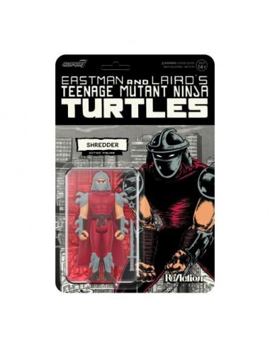 Tortugas Ninja Figura ReAction Wave 11 Shredder (Comic Color) 10 cm