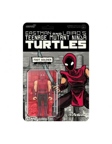 Tortugas Ninja Figura ReAction Wave 11 Foot Soldier (Comic Color) 10 cm