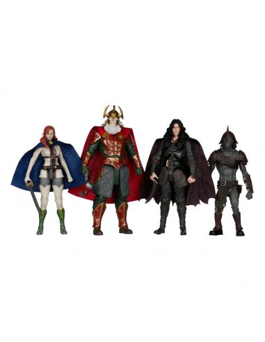 El Señor de los Anillos: la Guerra de los Rohirrim Pack de 4 Figuras 10 cm