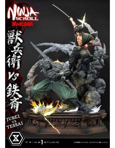 Ninja Scroll Estatua Ultimate Premium Masterline Series 1/4 Jubei Versus Tessai 101 cm