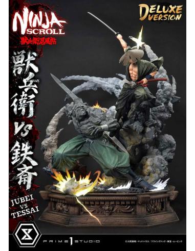 Ninja Scroll Estatua Ultimate Premium Masterline Series 1/4 Jubei Versus Tessai Deluxe Bonus Version 101 cm