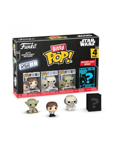 Star Wars Pack de 4 Figuras Bitty POP! Vinyl Han 2,5 cm