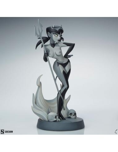 Original Artist Series Estatua Devil Girl (Black and White Variant) 30 cm