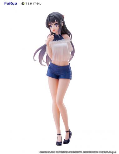 Rascal Does Not Dream of Bunny Girl Senpai Estatua PVC Tenitol Mai Sakurajima 29 cm