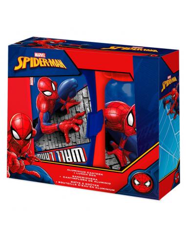 Set cantimplora + sandwichera Spiderman Marvel 500ml