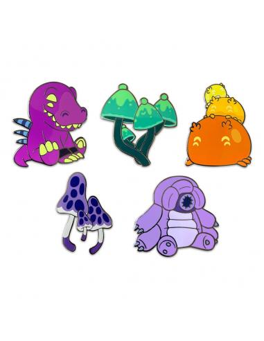 Risk of Rain 2 Chapas esmaltadas Set 5 cm (6)