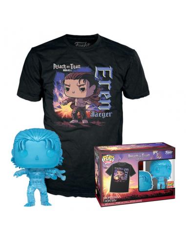 Set Funko POP & Tee Attack on Titan Eren Exclusive