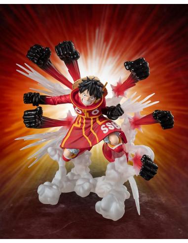 One Piece Figuarts ZERO Extra Battle Estatua PVC Monkey D. Luffy -Gum Gum Hawk Gatling- 19 cm