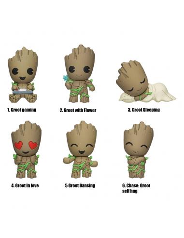 Guardian of the Galaxy Imáns 3D Groot Series 2 Expositor (12)