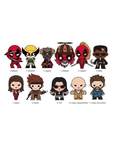 Marvel Colgantes PVC 3D Deadpool Series 1 Expositor (24)