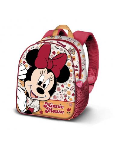 Mochila 3D Flowered Minnie Disney 31cm