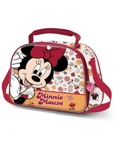 Bolsa portameriendas 3D Flowered Minnie Disney