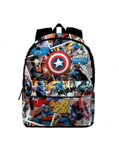 Mochila Comic Capitan America Marvel 35cm