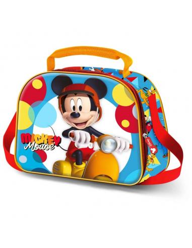 Bolsa portameriendas 3D Scooter Mickey Disney