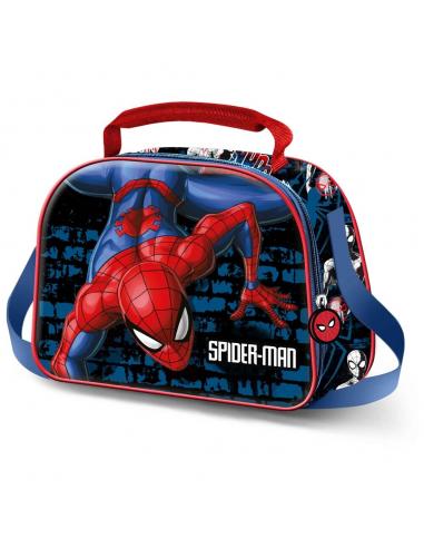 Bolsa portameriendas 3D Wall Spiderman Marvel
