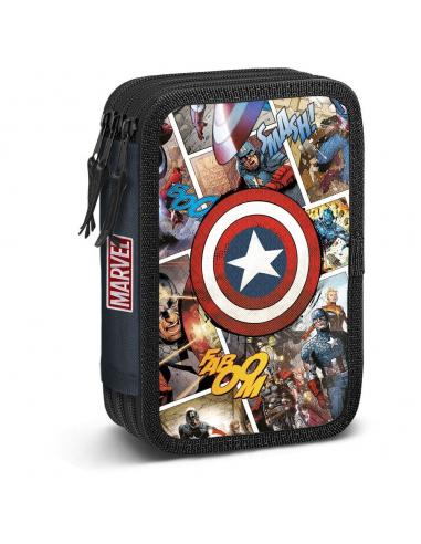 Plumier Comic Capitan America Marvel triple
