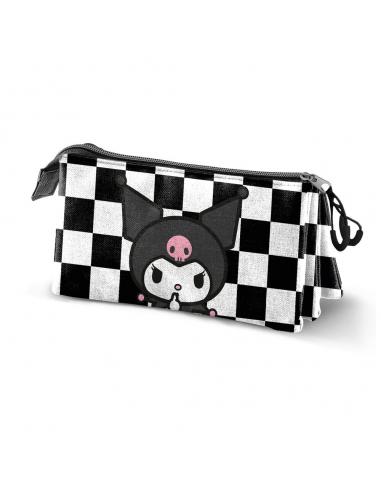 Portatodo Kuromi Hello Kitty triple