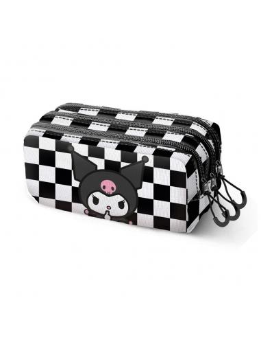 Portatodo Kuromi Hello Kitty triple