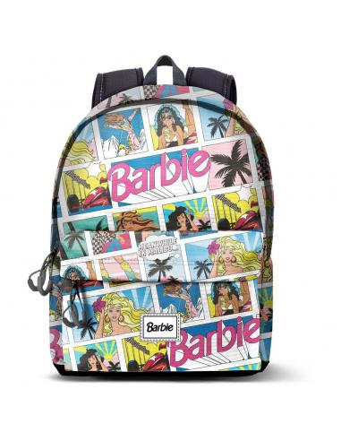 Mochila Comic Barbie 44cm adaptable