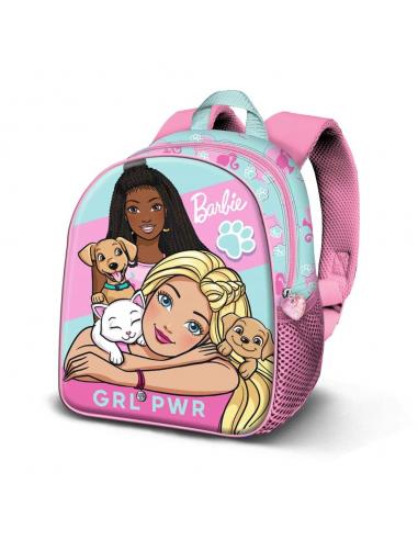 Mochila Pets Barbie 39cm adaptable