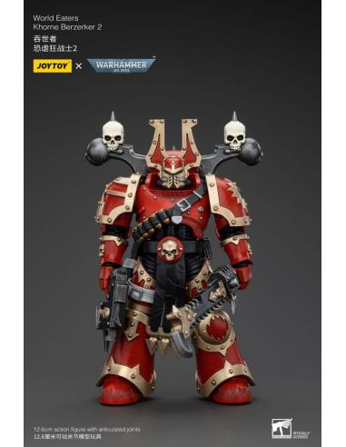 Warhammer 40k Figura 1/18 World Eaters Khorne Berzerker 2 13 cm