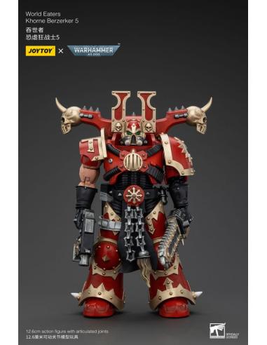 Warhammer 40k Figura 1/18 World Eaters Khorne Berzerker 5 13 cm