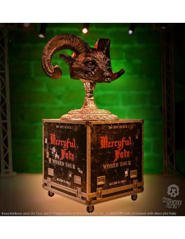 Mercyful Fate Estatua Rock Ikonz On Tour Road Case & Máscara del escenario World Tour