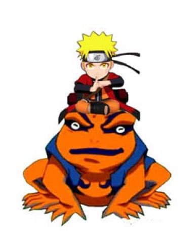 Naruto Shippuden Lámpara Naruto and Gamakishi 20 cm