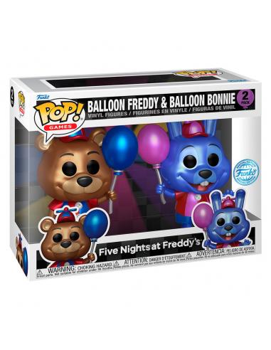 Blister 2 figuras POP Five Nights at Freddys Ballon Freddy &#38; Balloon Bonnie Exclusive