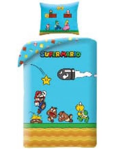 Super Mario Funda Nórdica Ver. 3 140 x 200 cm / 70 x 90 cm