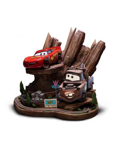 Cars Estatua 1/10 Deluxe Art Scale Lightning Mcqueen & Mate 31 cm