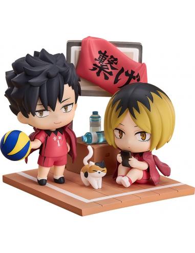 Haikyu!! Pack de 2 Minifiguras Qset Tetsuro Kuroo & Kenma Kozume 9 cm