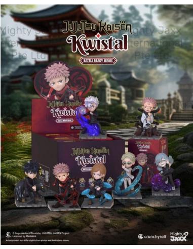 Jujutsu Kaisen: Kwistal Fwendz - Battle Ready Series 4 inch Vinyl Figure Blind Box Assortment (6)