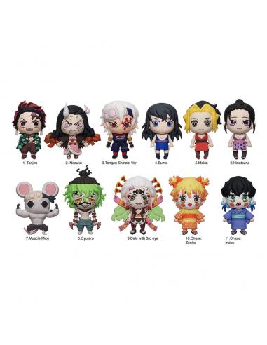 Demon Slayer: Kimetsu no Yaiba Colgantes PVC 3D Series 6 Expositor (24)