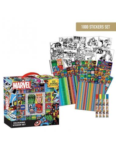 Set pegatinas Marvel 1000pzs