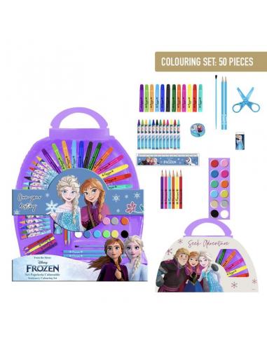 Set papeleria Frozen Disney 50pzs