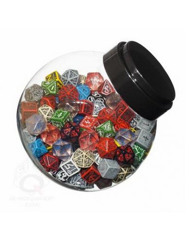 QW BOTE DE DADOS D6 D10 Y D20 (150)