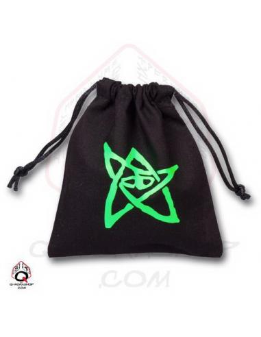 QW BOLSA DADOS CTHULHU NEGRO